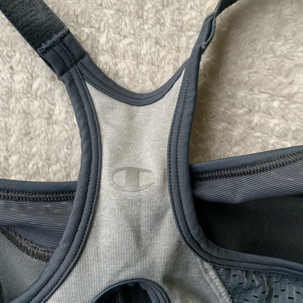 Champion sports workout gray racer back bra - Picture 3 of 8